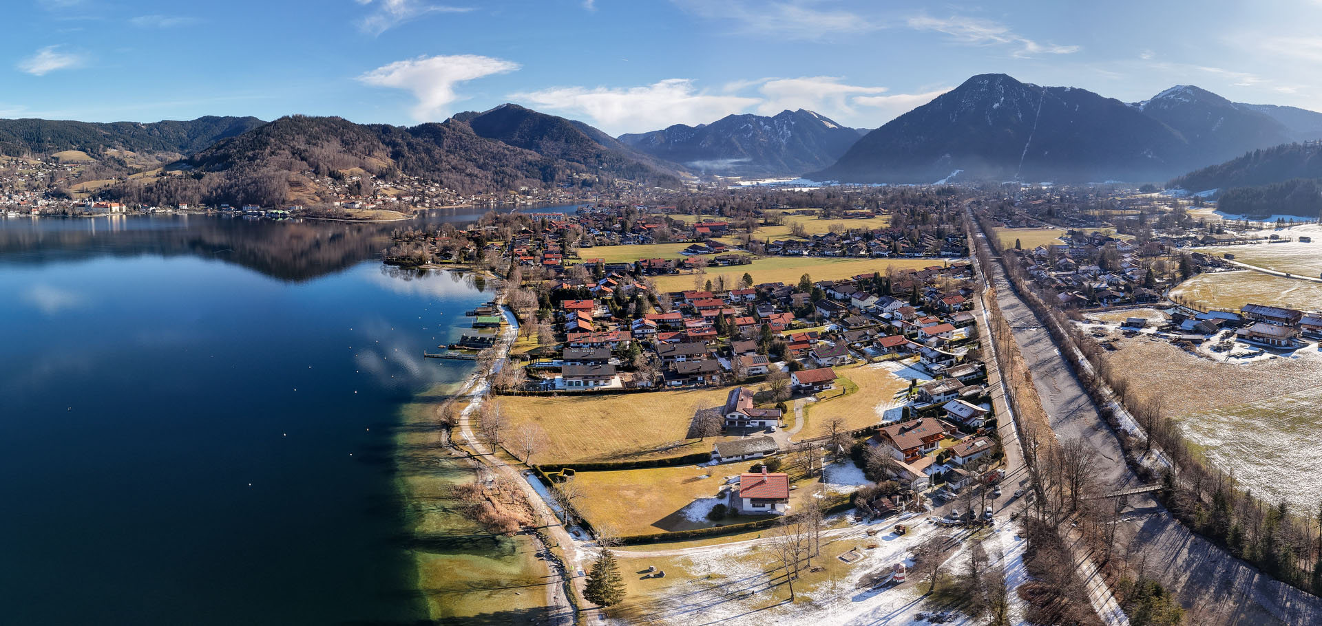 Der Tegernsee im Januar 2025