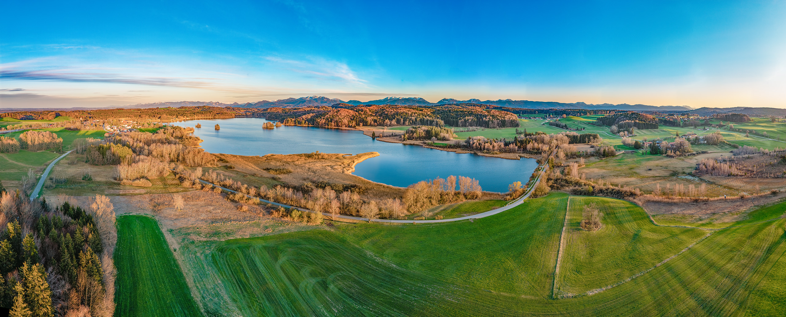 Goldene Stunde am Seehamer See