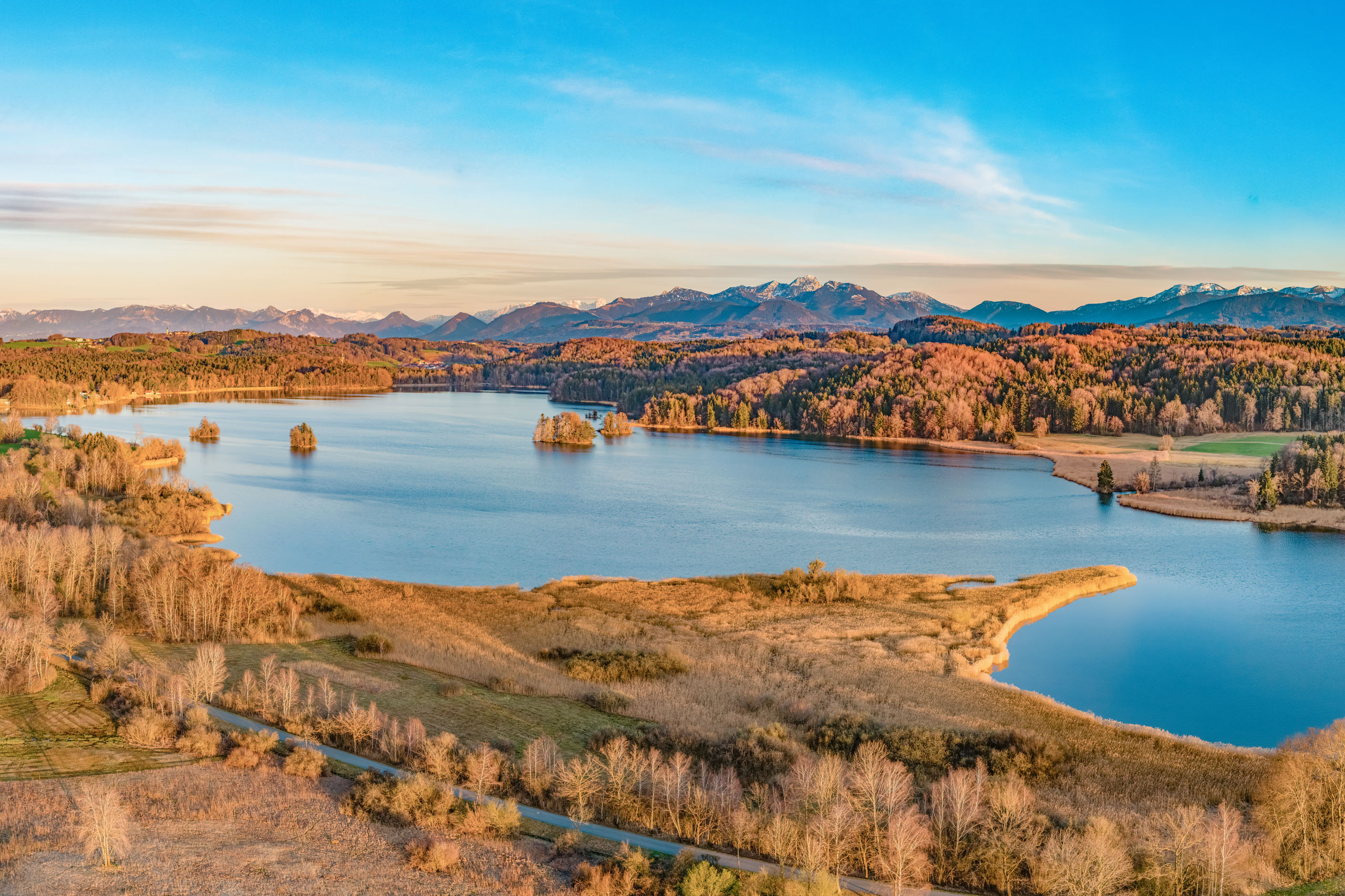 Goldene Stunde am Seehamer See